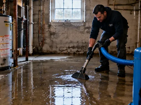 Basement water extraction in Worcester